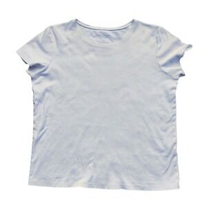 Eileen Fisher Organic Cotton Jersey Tee Shirt Womens XS White